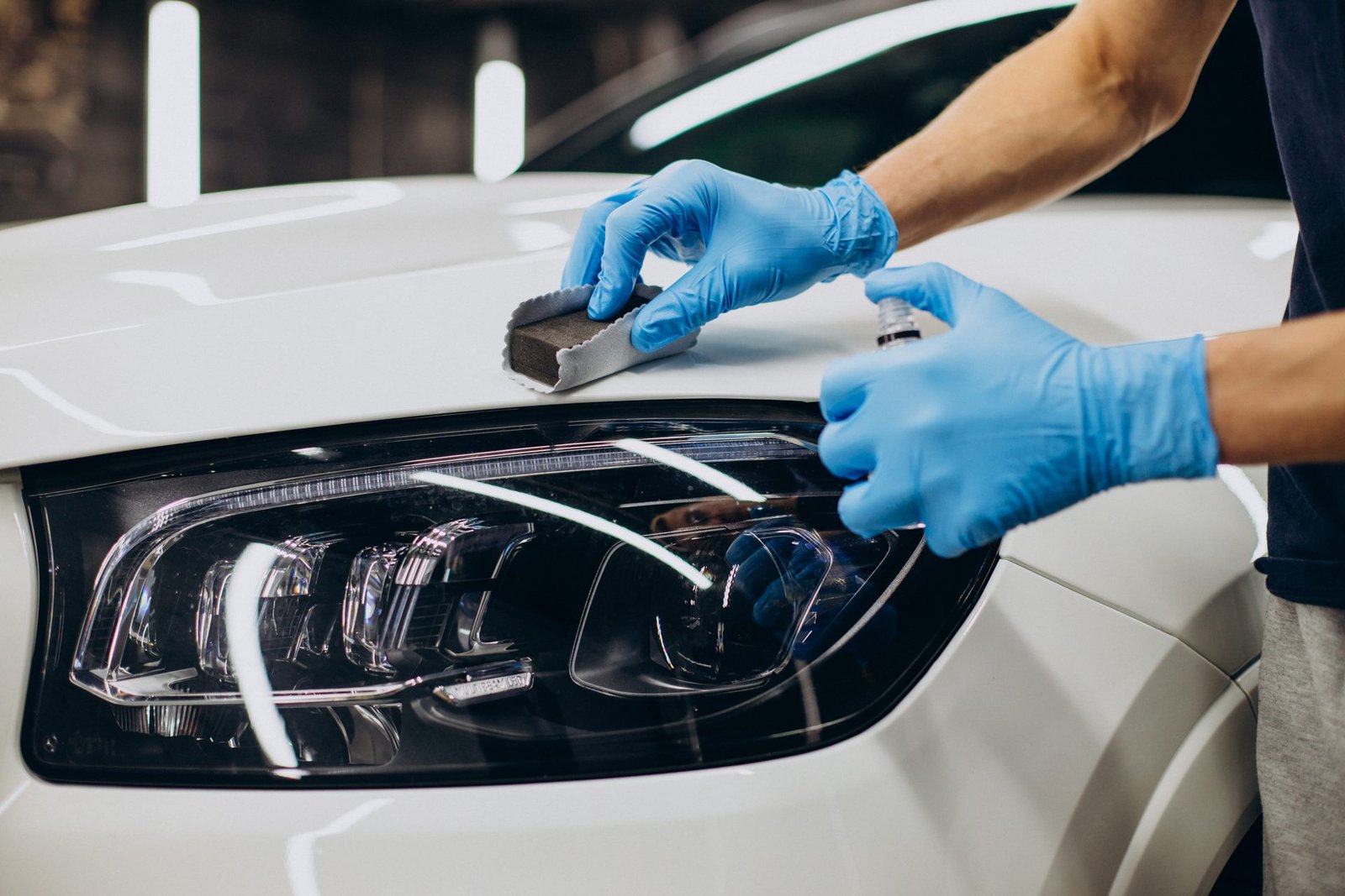 SPROMATCH automotive refinish specialist at work
